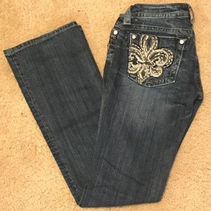 MISS ME bootcut jeans sz 28